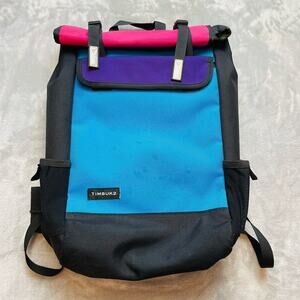 Timbuk2‎ Custom Prospect Laptop Backpack Bag Blue Pink Purple School Work